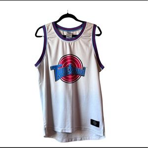Space Jam Movie Tune Squad Jersey #0 Sleeveless Graphic Mens Size M